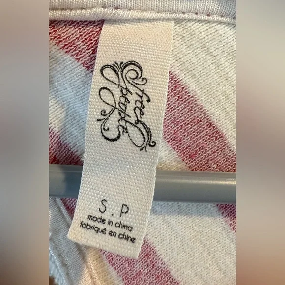 Free People Red and White Fit and Flare Boho Dress - Picture 7 of 8